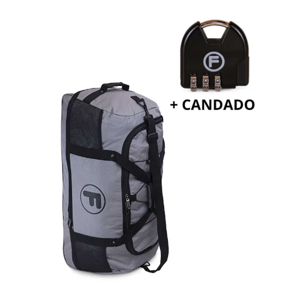 F - Bolso Goliat Gris + Candado
