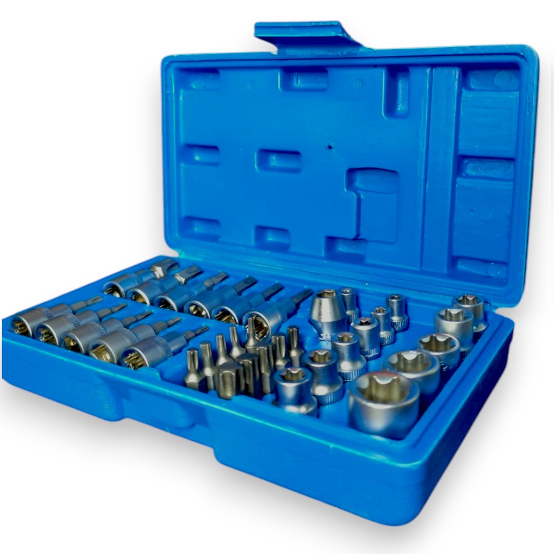 Genérico - Juego De Dados Torx 34 Pcs Estrella Hembra Macho