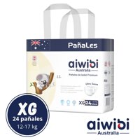Aiwibi - Pañal De Bebé Premium Talla Xg