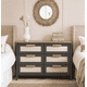 thumbnail image 3 of Cómoda "Patagua" 6 Cajones Mueble de Madera con Frentes de Lino - Gris Grafito - 120x40x90 cm, 3 of 3