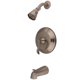 thumbnail image 1 of Grifo para tina y regadera Kingston Brass NuFrench, níquel cepillado, 1 of 2