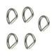 thumbnail image 3 of Anillos En D De Metal Para Hamaca, Monederos, Anillos De Acero Sin Costura, Anillos En D Semicirculares, 3,5mm X 2,68cm X 2,35cm, 5 Uds., 3 of 5
