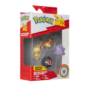 Pokemon - Pack 4 Figuras De Batalla 5 Cm Pokémon