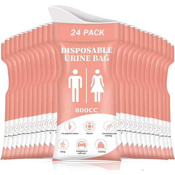 Bolsa desechable para orinal DIBBATU, 800 ml, unisex, paquete de 24