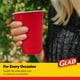 thumbnail image 5 of Vasos desechables de plástico Glad Everyday, 16 oz, rojos, 100 unidades, 5 of 6