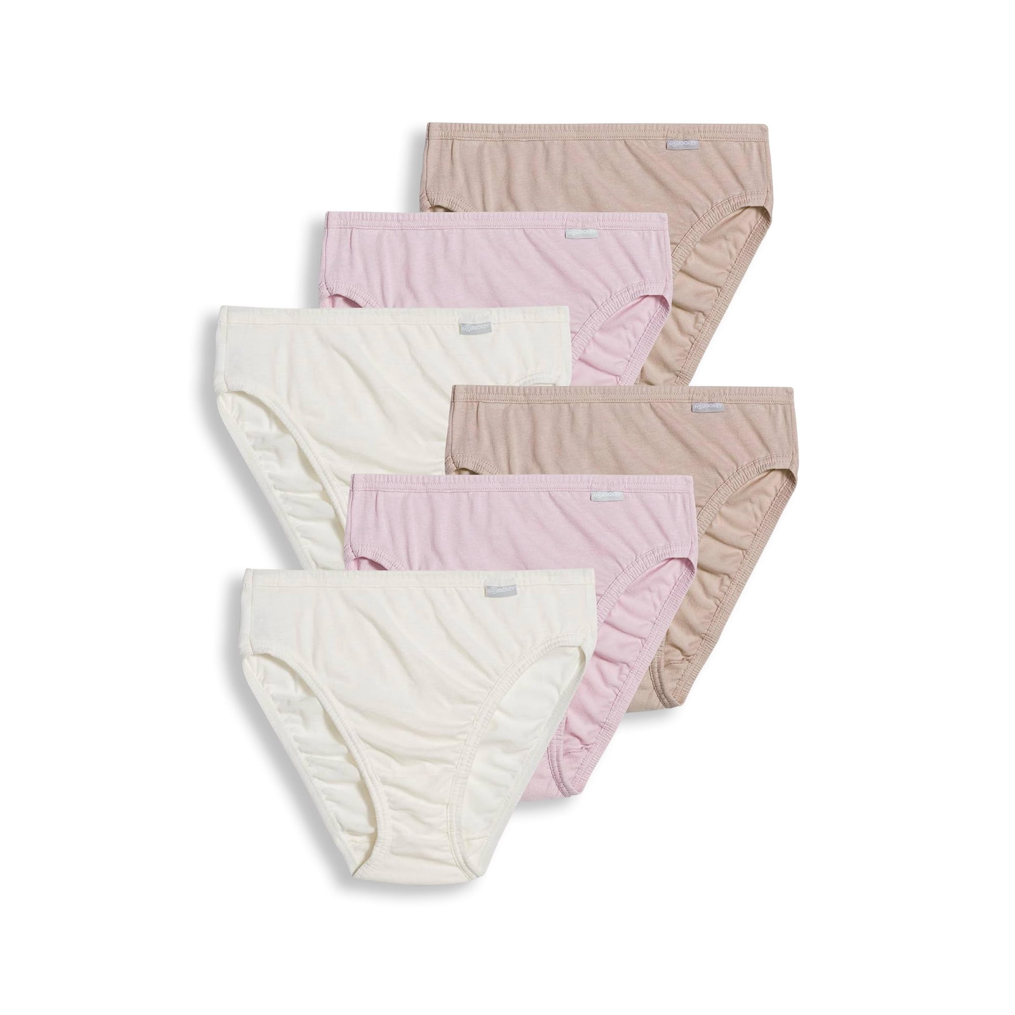 Ropa Interior Jockey Elance French Cut Para Mujer, Paquete De 6, Talla 7
