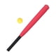 thumbnail image 5 of Juego de pelotas de bate de béisbol, bate de béisbol deportivo, ligero, portátil, entrenamiento para niños, juegos de béisbol de bate para niños para Rojo, 5 of 5