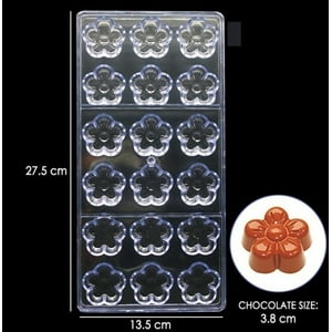 Genérico - Moldes Chocolate Moldes De Chocolate Policarbonato Flores