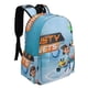 thumbnail image 2 of Rusty Rivets-theme Backpack, Campus style schoolbag Bookbag with Adjustable Shoulder Straps And Large Zip Compartment, Unisex Travel Bags.42x30x15cm, 2 of 6