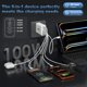 thumbnail image 2 of Cargador USB hibiker 100W de 5 puertos PD3.0 con tecnología GaN, 2 of 7