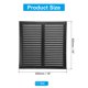 thumbnail image 2 of Uxcell 16"x16" Ventilación de Aluminio para Hastial Salida de Pared Exterior Ventilación Cuadrada de Sofito HVAC Rejilla de Aire con Pantalla Incorporada, 2 of 6