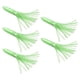 thumbnail image 4 of Señuelos De Pesca Faldas De Calamar 30 Cm Falda De Trolling Brillan En Los Ojos Oscuros Verde 5 Piezas, 4 of 5