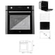 thumbnail image 5 of Kit Horno 60 litros con spiedo + Encimera a gas 4 quemadores + Campana decorativa rectangular, 5 of 7