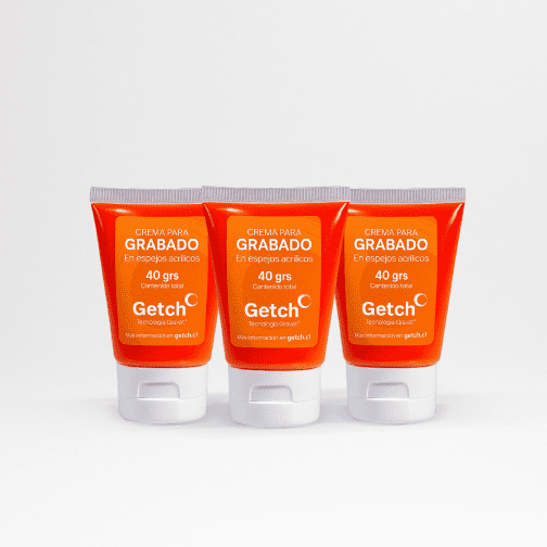 Getch - Pack 3 Cremas Para Espejos Acrílicos 40 Grs.