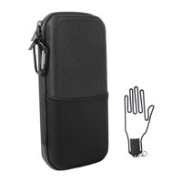 Magideal - Estuche Rígido Para Guantes De Golf, Portátil, Para Hombres Y Mujeres Golfistas, Versátil, De 11 X 5,5 Pulgadas, Resistente Al Polvo, Negro, Compacto,