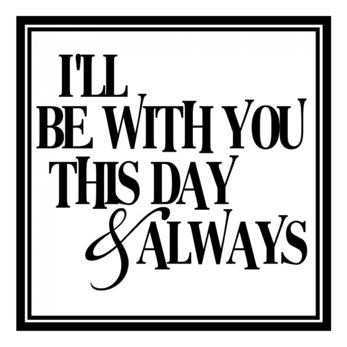 Rienda Libre Graphics - Decomural I'Ll Be With You Love Ws-15653