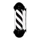 thumbnail image 3 of Luz de poste de barbero Rayas giratorias Luz giratoria Peluquería clásica Letreros abiertos Peluquería Novedad Iluminación Decoración Letrero de barbe, 3 of 5