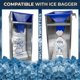 thumbnail image 3 of Bolsas de hielo Interplas 4,5 kg (10 lb) 1000 unidades con cierre tipo ticket, 3 of 9