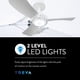 thumbnail image 4 of Ventilador de techo Treva de 15 pulgadas, remoto recargable, LED, portátil, 4 of 8