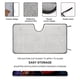 thumbnail image 2 of Disney Car McQueen Parasol para Parabrisas Delantero Protector Plegable, Visera Solar para Auto Bloquea Rayos UV Mantiene tu Vehículo Fresco 130cm*70cm, 2 of 6