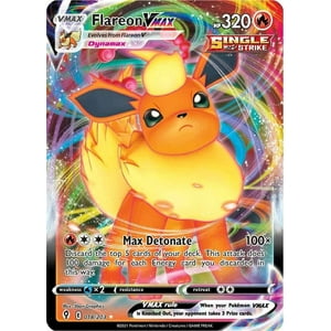 Carta Coleccionable Pokémon Flareon Vmax 018/203 Ultra Rare
