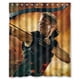 thumbnail image 1 of Cortina de ducha de Los Vengadores Hawkeye Jeremy Renner, juego de cortina de baño con ganchos, tamaño 60 x 72 pulgadas, 1 of 3