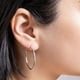 thumbnail image 2 of Aros Mujer Plata Argolla Perfilada, 2 of 3
