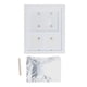 thumbnail image 2 of Kit de huellas de bebé, Kit de manos y huellas de bebé, decoración de guardería, Kit de huellas de manos de bebé fácil de usar, marco de recuerdo para Blanco, 2 of 5
