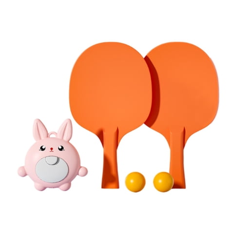 Magideal - Entrenador De Tenis De Mesa Para Colgar En Interiores, Dispositivo De Ejercicio De Tenis Con Altura Ajustable, Dispositivo De Entrenamiento, Juguete I Rosa