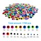 thumbnail image 2 of Ojos de Broma ZZYI 1700 piezas multicolores y de varios tamaños, 2 of 7