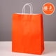 thumbnail image 1 of suxuMhao Bolsa de Papel Kraft, Bolsa de Mano Naranja Multipropósito, Bolsa de Embalaje Duradera, Saco Práctico para Regalos y Comestibles, 5.9 X 3.1 X 8.2 Inch, 20 Pzas Bolsas de Papel para, 1 of 4