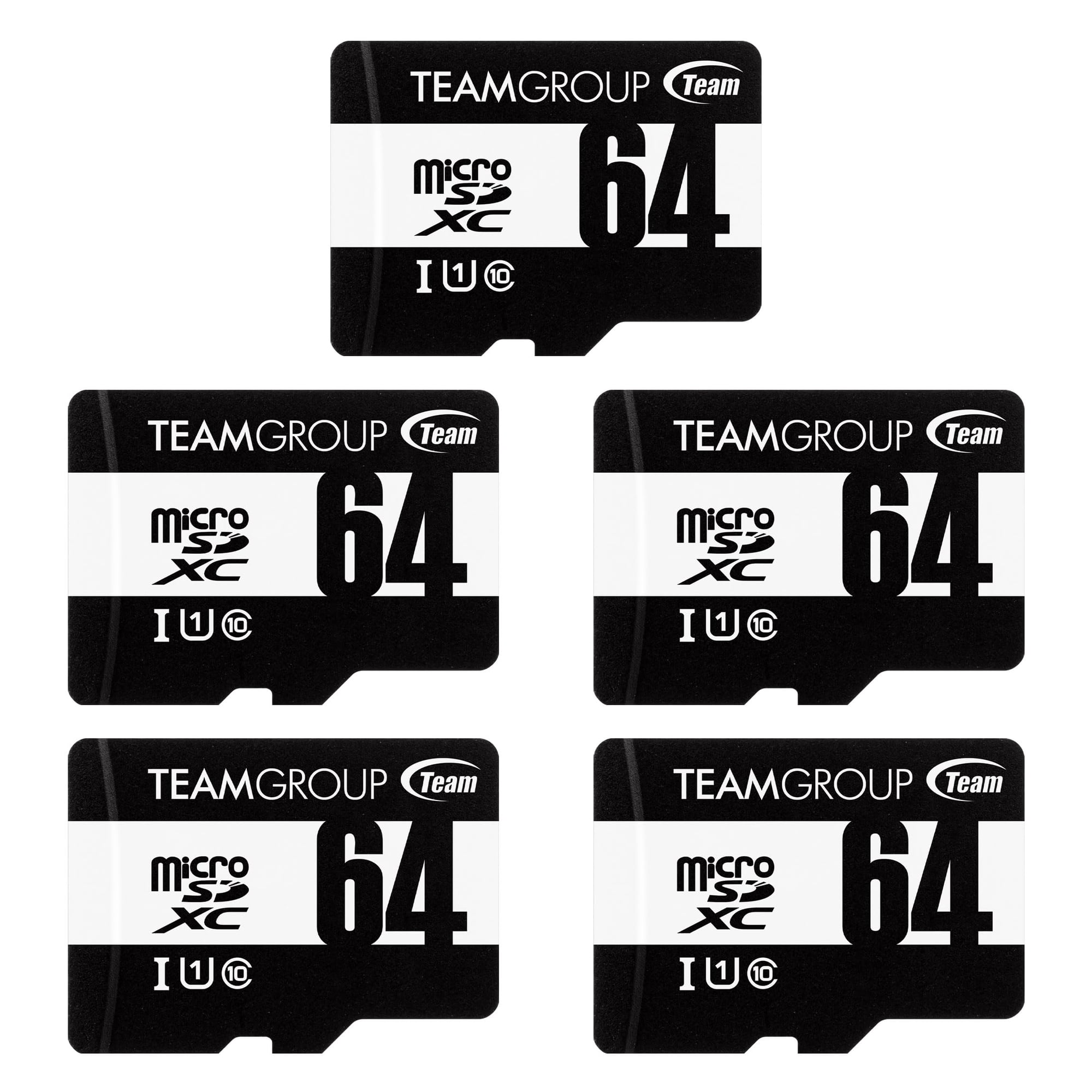 Tarjeta De Memoria Teamgroup Micro 64 Gb X 5 Unidades Uhs-i U1 Class 10