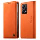 thumbnail image 1 of Funda Billetera de Cuero para [Xiaomi Redmi Note 12 Pro Plus], Bloqueo RFID, Tarjetas y Soporte Naranja, 1 of 5