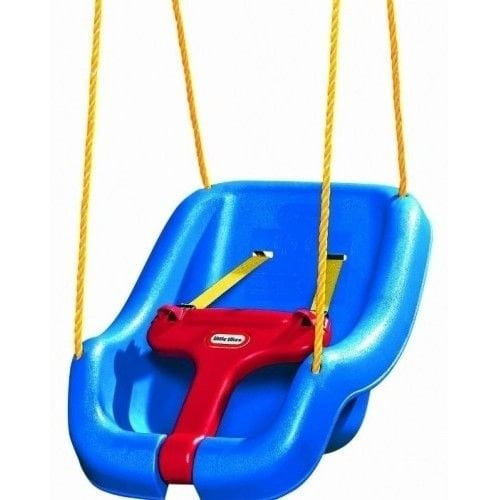Swing Little Tikes Baby Boy portátil para exteriores, color azul