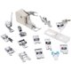 thumbnail image 1 of Juego de prensatelas cosibles con prensatelas de doble arrastre (15 piezas) | Compatible con máquinas de coser de caña baja - Brother, Janome, Singer, Baby Lock, Kenmore y más | Incluye estuche rígido, 1 of 9