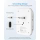 thumbnail image 3 of Power Strip LENCENT, toma de tierra de 2 a 3 clavijas, x6, 3 of 8