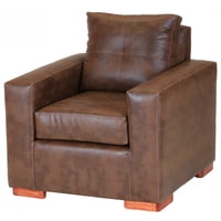 Muebles Altiro - Sofá Israel 1 Cuerpo - Cuero Sintético Pu Caramelo