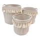 thumbnail image 1 of Set de 3 Cesta Canasto Decorativo Cuerda Algodón Macramé Jhn, 1 of 3