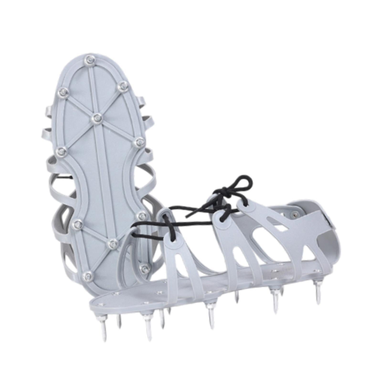 Magideal - Spiked Shoes De Petg Y Metal Para Revestimientos De Resina Con Suela De Clavos Herramienta Cómoda Para Aeración De Césped Adecuada Para Construcción I Clavo De 50 Cm