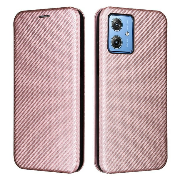Funda Flip para FOXDOCK Motorola Moto G54 5G - Funda magnética de negocios, funda protectora delgada