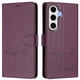 thumbnail image 1 of Funda Cartera para Samsung Galaxy S24 FE con Bloqueo RFID, Cierre Magnético y Ranuras Tarjetas Morado, 1 of 6