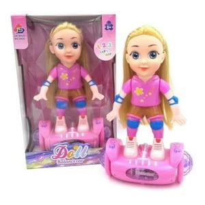 Daat Store - Muñeca Patinadora Con Scooter