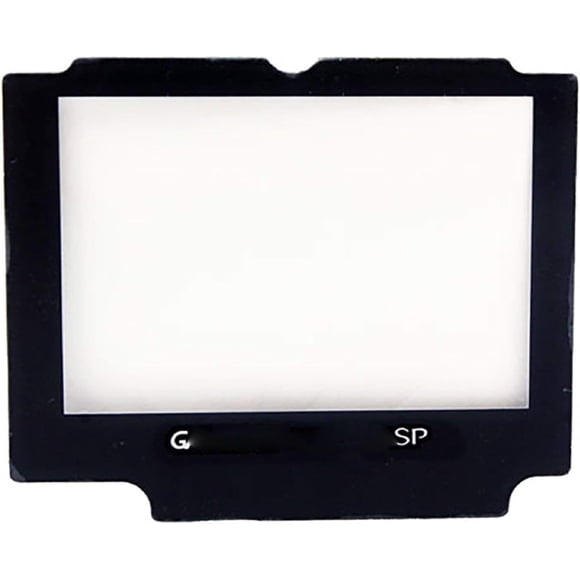 Panel de lente de pantalla de vidrio de repuesto Tekmihat para Gameboy Advance SP (GBA SP)