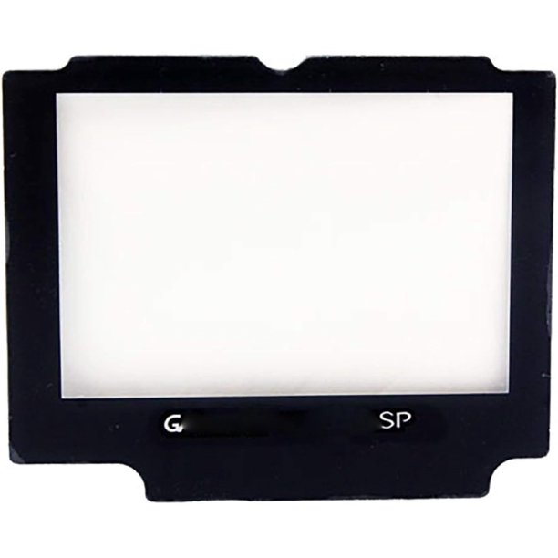 Panel de lente de pantalla de vidrio de repuesto Tekmihat para Gameboy Advance SP (GBA SP)