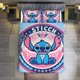 thumbnail image 1 of Logo Stitch 3 Pieces Duvet Cover Set Full Size Super Soft Fade Resistant Microfiber, 1 of 4