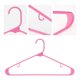 thumbnail image 3 of REGALWOVEN 30 Paquete de Perchas para Ropa, Perchas de Plástico, y Perchas Ahorra Espacio para Armario, Ropa, Abrigos, Pantalones, o Camisas Rosa, 3 of 6