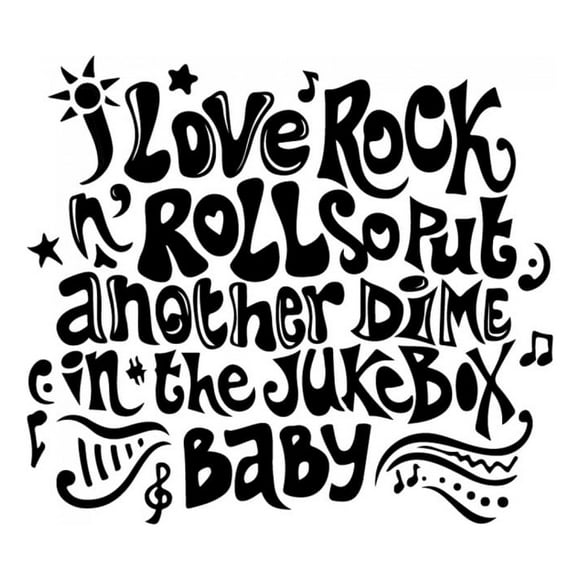 Decomural I Love Rock N Roll Joan Jett WS-34277