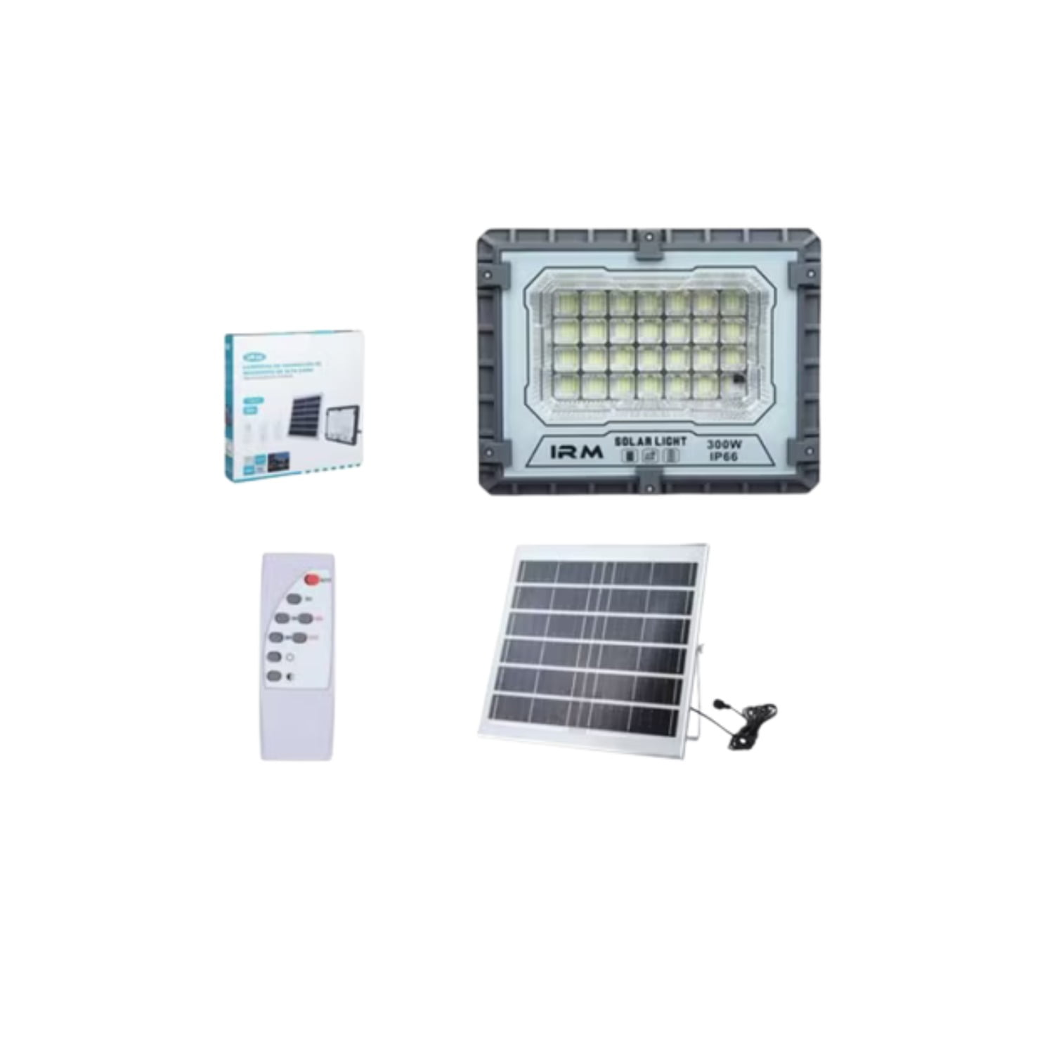 Genérico - Foco Solar Led De 200w Para Exterior, Impermeable