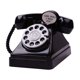 thumbnail image 3 of Teléfono Retro Hucha Teléfono Caja de Ahorro de Dinero Escultura Decoración de Mesa Dial Teléfono Tarro de Ahorro de Dinero para Dormitorio Estante de Negro, 3 of 5