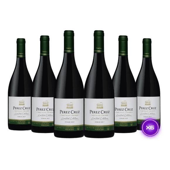 6x Vino Perez Cruz Gran Reserva Limited Edition Syrah 750ml